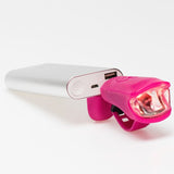 USB Rechargeable Bicycle Front Light 3W LED Super Bright Waterproof Silicone MTB Road Bike Headlight