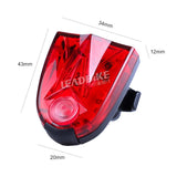 USB Rechargeable LED Bicycle Tail Light Waterproof
