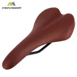 Bicycle Leather Saddle MTB Road Bike Front Seat non-slip Comfortable Breathable Riding Saddle Mountain Cycling Parts