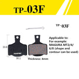 MTB bike disc brakes to make the disc brakes metal