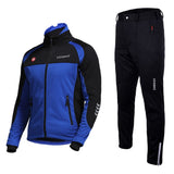 Men Waterproof Wind Coat Long Sleeve Cycling jerseys Set