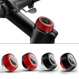 Mountain Bike Headset Watch Bicycle Waterproof Stem Top Cap Clock