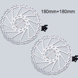 Mountain Bike Hydraulic Brake MTB Bicycle Oil Pressure Disc Brake Set Front and Rear Bettery 160/180mm