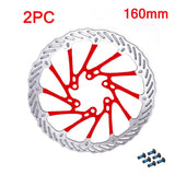 Mountain Bike Hydraulic Brake MTB Bicycle Oil Pressure Disc Brake Set Front and Rear Bettery 160/180mm