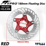 Mountain Bike Floating Disc Brake Rotor MTB Cycle Brake Pads 6 Bolt