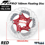 Mountain Bike Floating Disc Brake Rotor MTB Cycle Brake Pads 6 Bolt