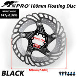 Mountain Bike Floating Disc Brake Rotor MTB Cycle Brake Pads 6 Bolt