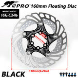 Mountain Bike Floating Disc Brake Rotor MTB Cycle Brake Pads 6 Bolt