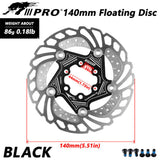 Mountain Bike Floating Disc Brake Rotor MTB Cycle Brake Pads 6 Bolt