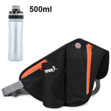 Sport Running Bags With 500ml Water Bottle Waist Bag Men Women Fanny Pack Run Belt For Phone Pocket Camping Hiking Bag