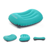 Inflatable Pillow Travel Air Pillow Neck Camping Sleeping Gear Fast Portable TPU