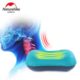 Inflatable Pillow Travel Air Pillow Neck Camping Sleeping Gear Fast Portable TPU