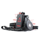 Cycling Running Light Waterproof Safety LED Chest Lamps Flashlight USB