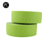 Bicycle Handlebar Tape Road Bike PU Leather Perforated Belt Breathable Soft