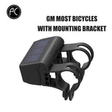 Bicycle Light Solar Energy Charging IPX6 Waterproof Intelligent Switch MTB Road Bike Headlight Cycling Accessories