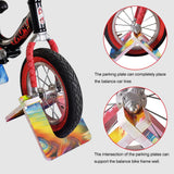 Parking Rack Mechanic Floor Display Children Kids Bicycle Foldable Maintenance Holding Rings Bike Holder Repair Stand