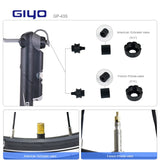 Cycle Pump Bicycle Inflator 120 psi High Pressure Foldable Handle & Gauge Cycling Hand Air Pump Ball Tire Inflation 43S