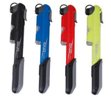 Cycle Pump Bicycle Inflator 120 psi High Pressure Foldable Handle & Gauge Cycling Hand Air Pump Ball Tire Inflation 43S