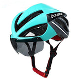 Cycling Helmet Bicycle Helmet Magnetic Goggles Mountain Road Bike Helmets Sunglasses Cycling Glasses 3 Lens Bike Helmet