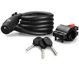 Bike Lock 1.8m 1.4m Bicycle Cable Lock Anti-theft Lock with 3 Keys Cycling Steel Wire Security MTB Road Bicycle Locks
