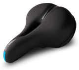 Bicycle Saddle PVC Waterproof Steel Hollow Comfortable Mountain Road Bike Seat Sports Soft Cycling Saddle Men Women
