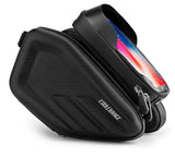 Waterproof Bike Bag Frame Front Head Top Tube Cycling Bag Double IPouch 6.2 Inch Touch Screen Bicycle Bag Accessories