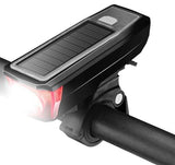 Bike Light Waterproof USB Rechargable Torch Cycling Horn Light Headlight Night Riding Safety Bicycle Light Bell