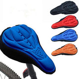 MTB Mountain Bike Cycling Thickened Extra Comfort Ultra Soft Silicone 3D Gel Pad Cushion Cover Bicycle Saddle Seat 4 Colors