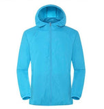 Men Women Hiking Jacket Waterproof Quick Dry Camping Hunting Clothes Sun-Protective Outdoor Sports Coats Anti UV Windbreaker