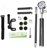 Bicycle Pump with Pressure Gauge Cycling Hand Aluminum Alloy Air Pump Ball MTB Mountain Bike