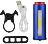 Bicycle Taillight Aluminum Alloy COB LED Warning Light 100 Lumen 850aAH Waterproof