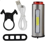 Bicycle Taillight Aluminum Alloy COB LED Warning Light 100 Lumen 850aAH Waterproof