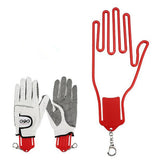 Golf Glove Holder with Key Chain Plastic Glove Rack Dryer Hanger Stretcher