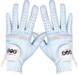 GOLF GLOVES Professional Breathable Sky Blue soft Fabric For women left and right hand