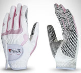 Golf gloves slip-resistant women's granules microfiber cloth gloves