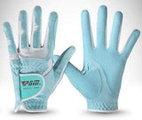 Golf gloves slip-resistant women's granules microfiber cloth gloves