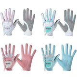Golf gloves slip-resistant women's granules microfiber cloth gloves