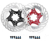 Mountain Bike Floating Disc Brake Rotor MTB Cycle Brake Pads 6 Bolt