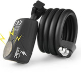 Bike Lock 110dB Bicycle Electronic Alarm Lock Cycling Bike Steel Cable Lock