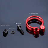 Quick Release 31.8mm 34.9mm Aluminum Alloy Road Mountain Bicycle Bike Seat Post Seatpost Clamp Collar with Titanium Bolt