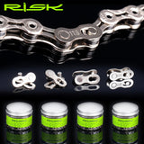 RISK Bike Chain Quick Link Connector Lock Set MTB Road Bicycle Power Chain Quick Release Buckle For 6/7/8 S /9/10/11/12 Speed