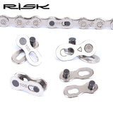 RISK Bike Chain Quick Link Connector Lock Set MTB Road Bicycle Power Chain Quick Release Buckle For 6/7/8 S /9/10/11/12 Speed