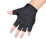 Bicycle Riding Hand Protection Mittens Cycle Riding Hand Wear Elastic Warrior Style Adult Unisex Short Finger Gloves