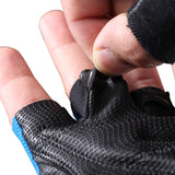 5 Color Half Finger Cycling Gloves Silicone Gel Thickened Pad Anti-skidding Shockproof Breathable MTB Road Bike Gloves