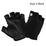 5 Color Half Finger Cycling Gloves Silicone Gel Thickened Pad Anti-skidding Shockproof Breathable MTB Road Bike Gloves