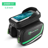 Rainproof Bicycle Bag Touch Screen Phone Top Tube Bag MTB Road Bike Frame Front Saddle Bag & Pannier Bike Accessories