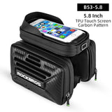Rainproof Bicycle Bag Touch Screen Phone Top Tube Bag MTB Road Bike Frame Front Saddle Bag & Pannier Bike Accessories