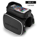 Rainproof Bicycle Bag Touch Screen Phone Top Tube Bag MTB Road Bike Frame Front Saddle Bag & Pannier Bike Accessories