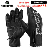 Windproof Cycling Gloves Autumn Winter Bicycle Gloves Touch Screen Bike Gloves Thermal Warm Bicycle Accessories