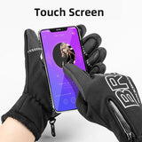 Windproof Cycling Gloves Autumn Winter Bicycle Gloves Touch Screen Bike Gloves Thermal Warm Bicycle Accessories